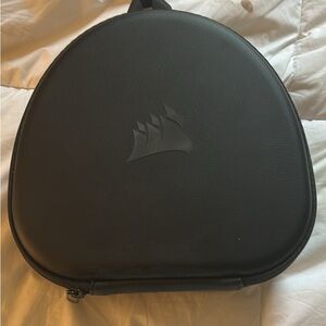 Corsair Black Toiletry Bag Durable Matte Finish